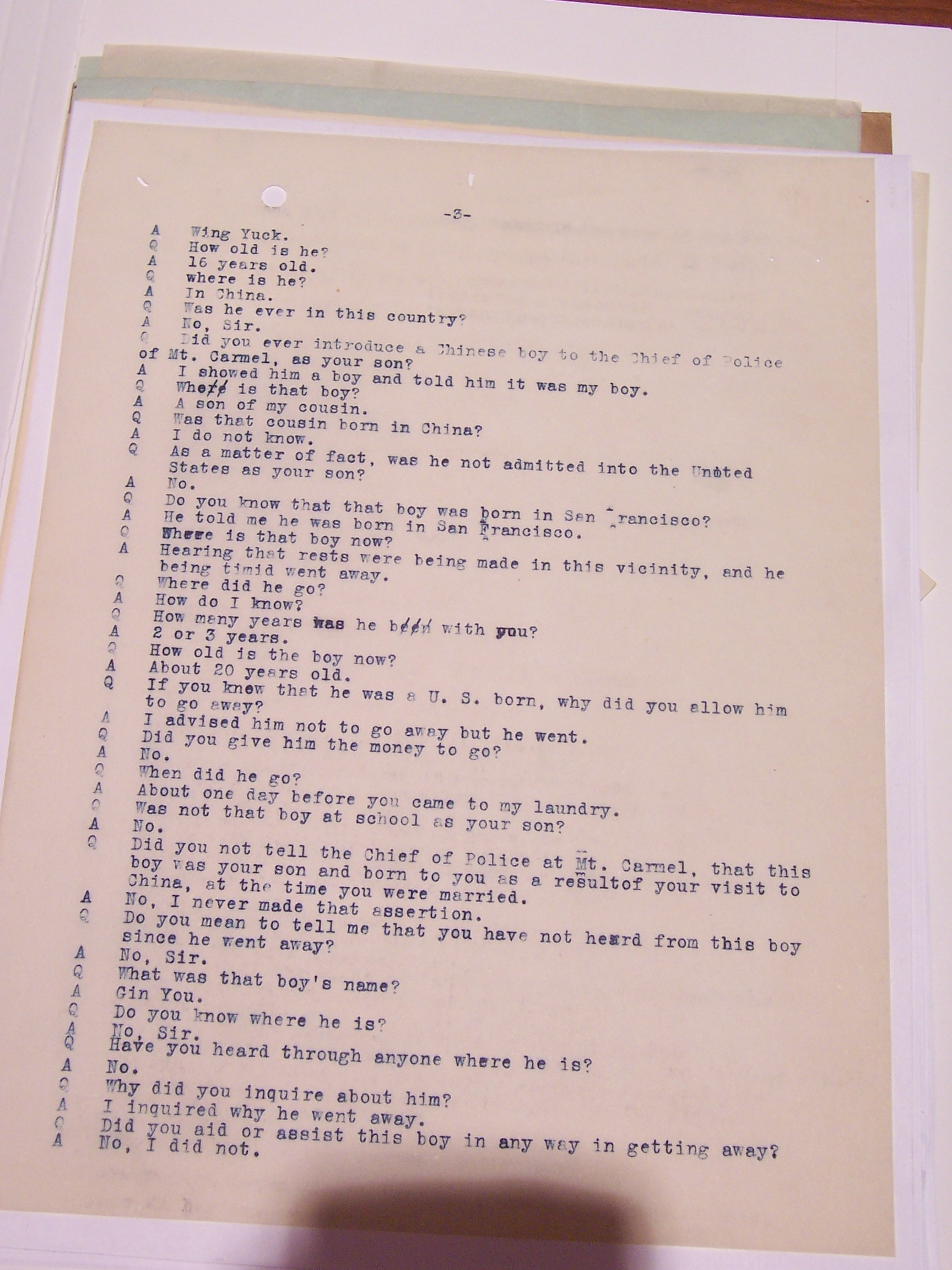 Letter 1